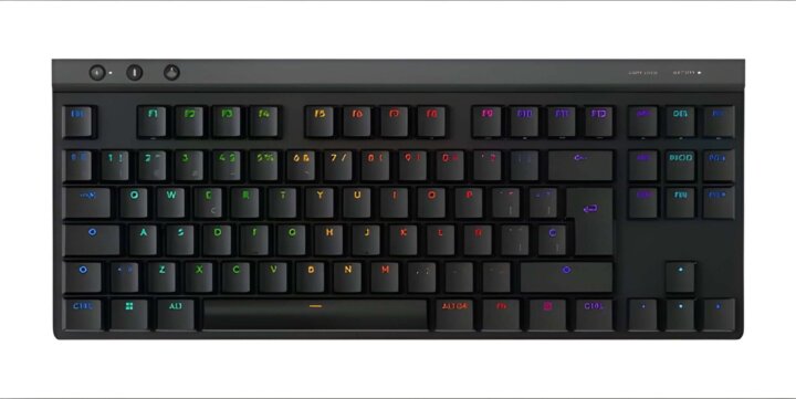 Logitech G515 LIGHTSPEED TKL RF Wireless (és / vagy) Bluetooth Mechanikus Gaming Billentyűzet HUN - Fekete