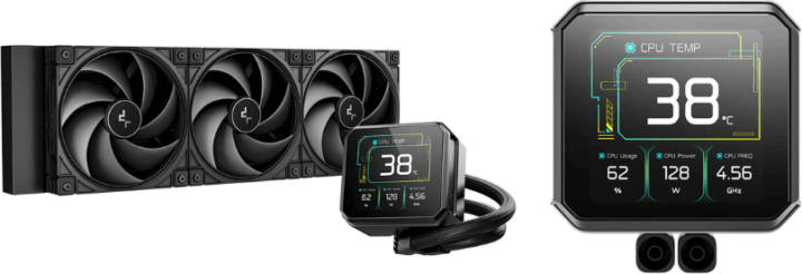 DeepCool SPARTACUS 360mm Univerzális CPU Vízhűtés - Fekete