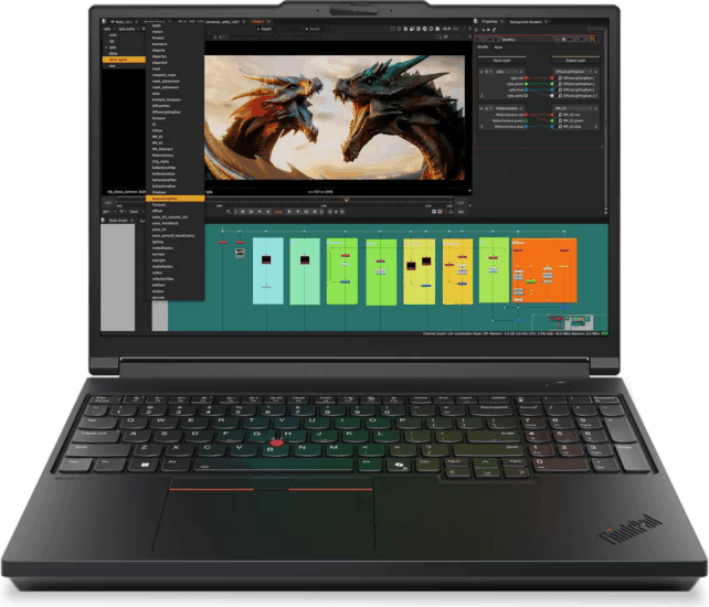 Lenovo Thinkpad P16 G3 Laptop Fekete (16" / Intel Core Ultra 9-275HX / 64GB / 1TB M.2 SSD / Nvidia GeForce RTX Pro 4000 / Win 11 Pro)