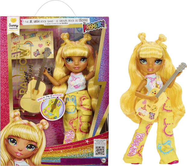 MGA Entertainment Rainbow High Jr High Rockband - Sunny baba MGA Entertainment Rainbow High Jr High Rockband - Sunny baba