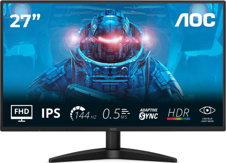 AOC 27" 27B36X 16:9 FullHD IPS LED Gaming Monitor - Fekete