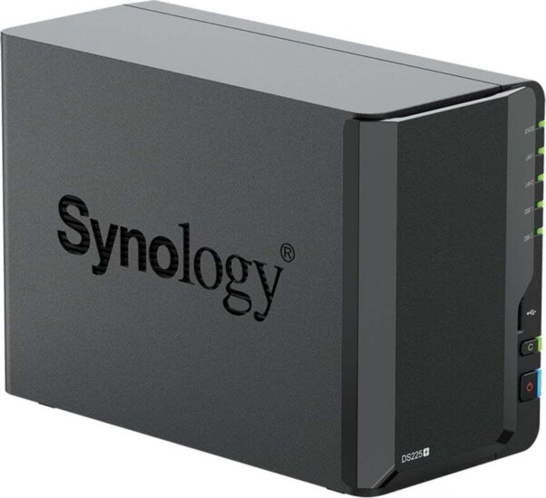 NAS Synology DS225+ 2x3,5'/2,5" HDD/SSD NAS hálózati adattároló NAS Synology DS225+ 2x3,5'/2,5" HDD/SSD NAS hálózati adattároló