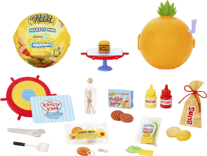MGA Entertainment MGA"s Miniverse - Make It Mini Spongebob gyűjthető figurák