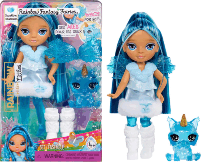 MGA Entertainment Rainbow High Littles Fantasy Fairies - Sapphire baba