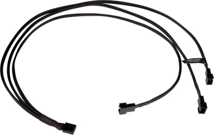 Alphacool 18681 4-Pin anya - 3x 4-Pin apa PWM Ventilátor Y-Tápkábel 60cm - Fekete Alphacool 18681 4-Pin anya - 3x 4-Pin apa PWM Ventilátor Y-Tápkábel 60cm - Fekete