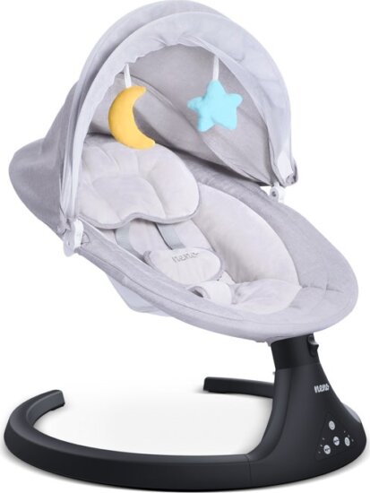 Neno Aurora Elektromos baba hinta szúnyoghálóval - Szürke Neno Aurora Elektromos baba hinta szúnyoghálóval - Szürke