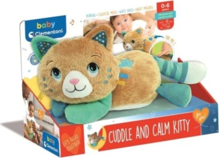 Clementoni doromboló cica interaktív bébiplüss
