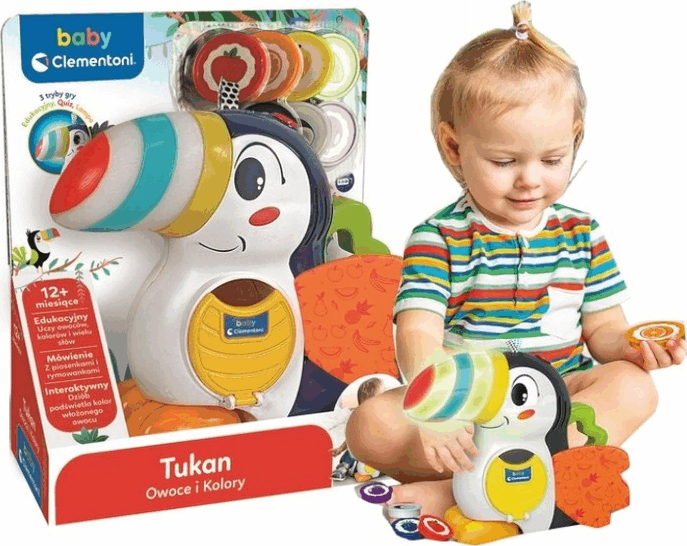 Clementoni Adrian a tukán interaktív oktató játék