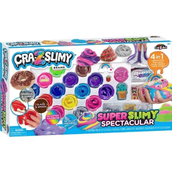 Cra-Z-Art Super Slimy Spectacular 4az 1ben Slime készlet Cra-Z-Art Super Slimy Spectacular 4az 1ben Slime készlet