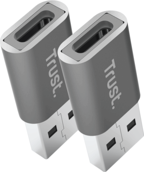 Trust 25573 Calyx USB-A apa - USB-C anya Átalakító Adapter (2db/csomag)