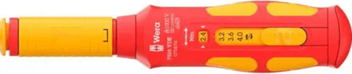 Wera 7516 VDE Kraftform Safe- Torque Speed Nyomaték csavarhúzó (2,4-4 Nm)