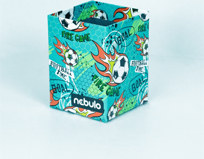 Nebulo Foci mintás Írószertartó - Mintás