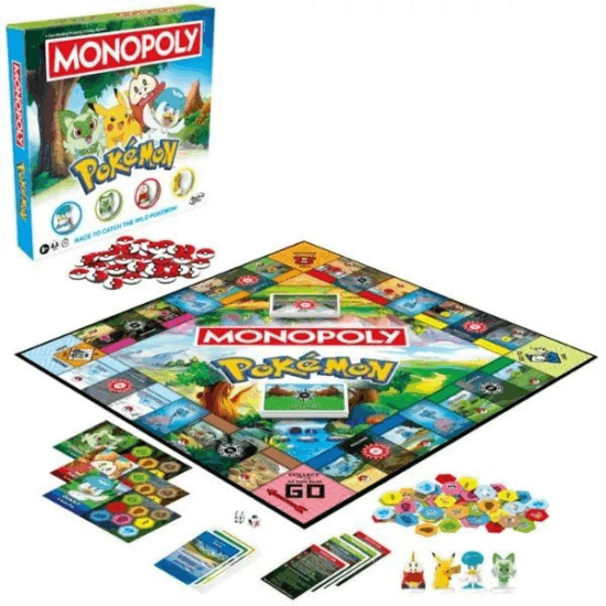 Hasbro Monopoly Pokémon Családi társasjáték Hasbro Monopoly Pokémon Családi társasjáték