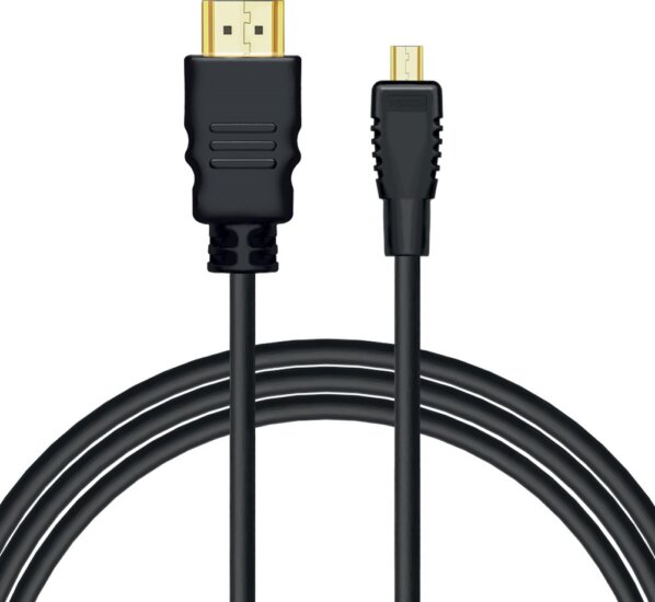 Savio CL-40/M HDMI 1.4 Apa - Micro HDMI Apa Kábel 2m - Fekete