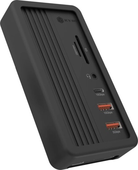 ICY BOX IB-DK4072M-CU31 Univerzális USB-C Laptop Dokkoló Állomás 100W ICY BOX IB-DK4072M-CU31 Univerzális USB-C Laptop Dokkoló Állomás 100W