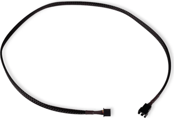 Alphacool 18699 JST aRGB 3-Pin apa - 3-Pin anya Hosszabbítókábel 60cm - Fekete