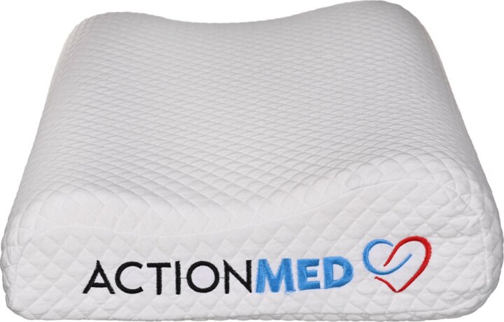 ActionMed PO100AM Memóriahabos Ortopédiai párna 30 x 50 cm - Fehér ActionMed PO100AM Memóriahabos Ortopédiai párna 30 x 50 cm - Fehér