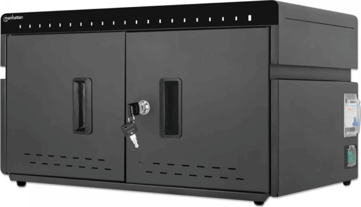 Manhattam 715959 Töltő szekrény 20 Tablet / Telefonhoz - Fekete Manhattam 715959 Töltő szekrény 20 Tablet / Telefonhoz - Fekete