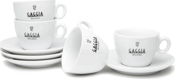 Gaggia Milano 170ml Cappuccino porcelán pohár szett 4 darabos