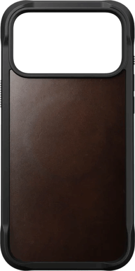 Nomad Rugged iPhone 17 Pro Max Bőr Magsafe Telefon tok - Barna