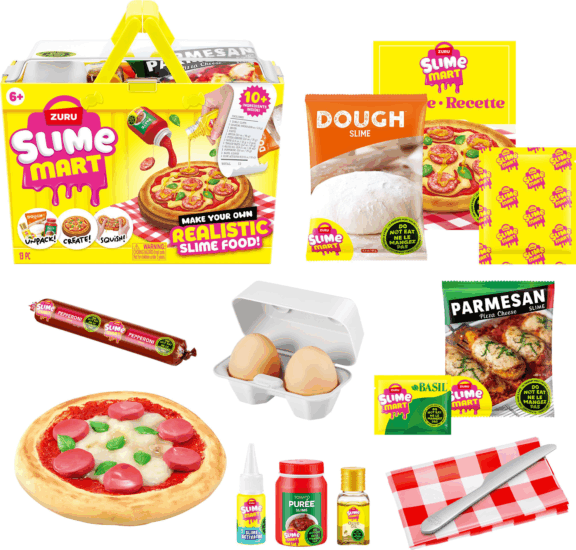 Zuru Toys Slime Mart Kosár - Kézműves Slime étel készítő szett