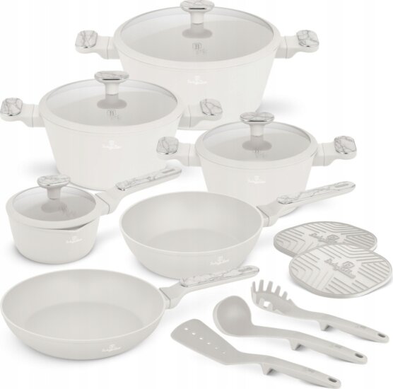 Berlinger Haus BH/8401 Alumínium Edénykészlet - Bézs (15 részes)