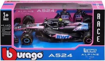 Bburago BWT Alpine F1 Team F1 versenyautó fém modell 1:43