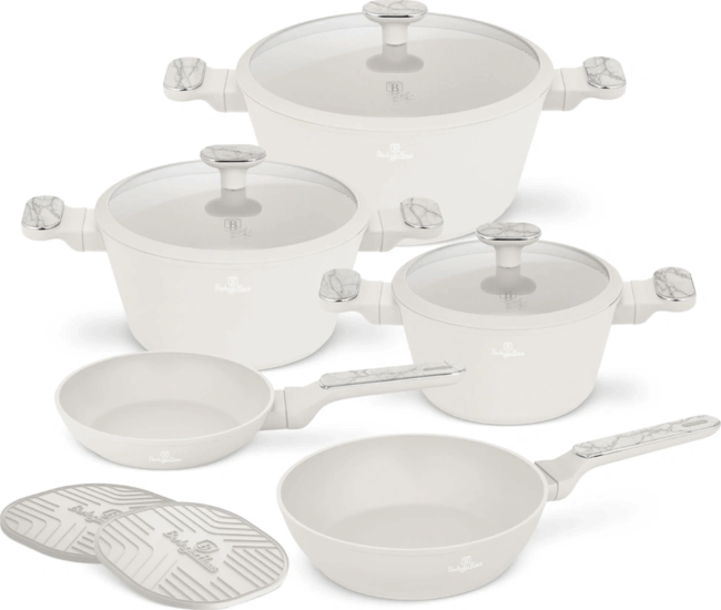 Berlinger Haus BH/8400 Alumínium Edénykészlet - Bézs (10 részes)