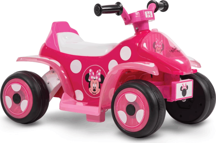 Huffy Minnie egér Gyerek Elektromos Quad - Rózsaszín