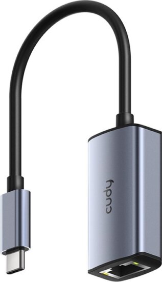 Cudy UE10C USB-C apa - RJ45 anya Ethernet Adapter - Szürke Cudy UE10C USB-C apa - RJ45 anya Ethernet Adapter - Szürke