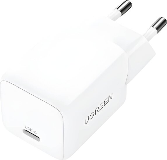 Ugreen X513 GaN USB-C Hálozati Gyorstöltő Adapter 30W - Fehér