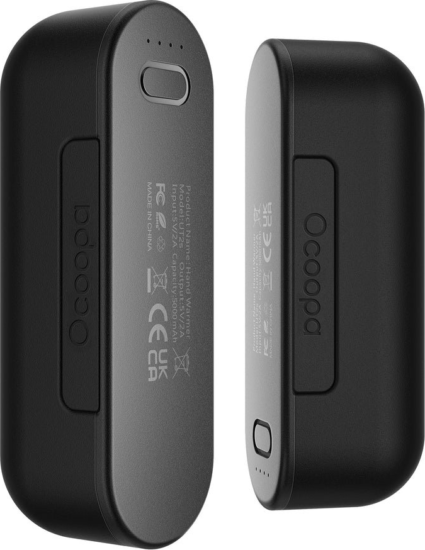 Ocoopa UT2s Powerbank / Kézmelegítő USB-C / 2x5000 mAh 10W - Fekete Ocoopa UT2s Powerbank / Kézmelegítő USB-C / 2x5000 mAh 10W - Fekete