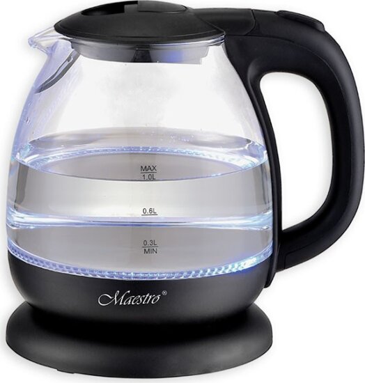 Maestro MR-055 Vízforraló 1L 1100W - Fekete