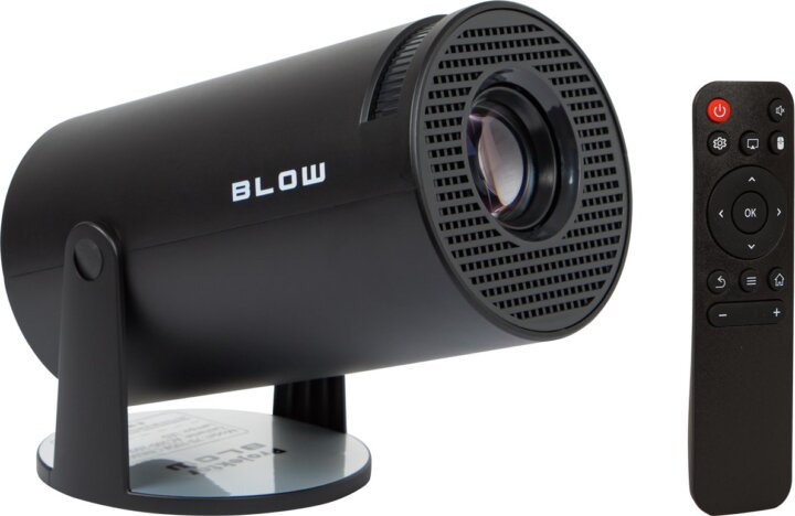 BLOW AndroidTV HD Cinema WXGA 250 Lumen Hordozható Projektor - Fekete BLOW AndroidTV HD Cinema WXGA 250 Lumen Hordozható Projektor - Fekete