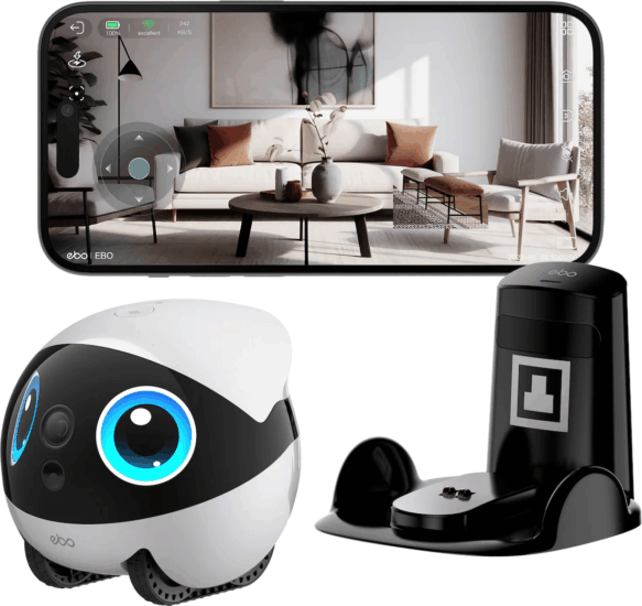 Enabot EBO Air 2 Plus Okos Kisállat Figyelő kamera - Fehér Enabot EBO Air 2 Plus Okos Kisállat Figyelő kamera - Fehér