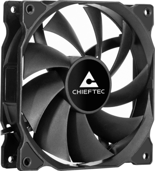 Chieftec ZF-1225PWM PWM 120mm Rendszerhűtő ventilátor - Fekete