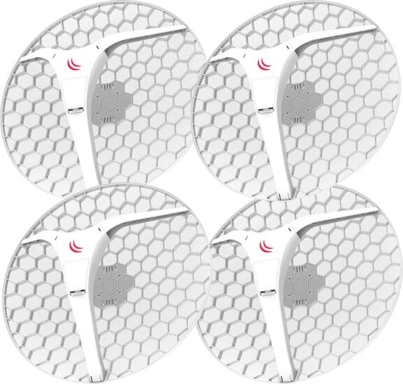 Mikrotik LHG HP5 XL Kültéri 5GHz Hálózati Antenna (4db/csomag) - Fehér Mikrotik LHG HP5 XL Kültéri 5GHz Hálózati Antenna (4db/csomag) - Fehér