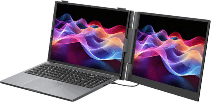 Blackview 15,3" SCM8 Hordozható Laptop képernyő kiterjesztő 16:9 IPS FullHD Monitor - Szürke