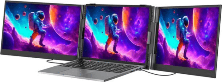 Blackview 15,3" DCM8 Hordozható Laptop képernyő kiterjesztő 16:10 FullHD IPS Monitor - Szürke