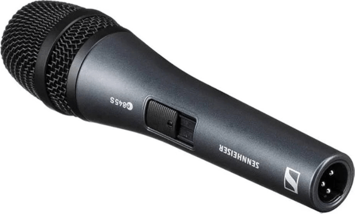 Sennheiser E 845 Dinamikus Super-Kardioid Stúdió Mikrofon - Fekete
