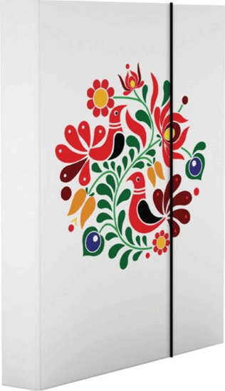 Magyar motívumos A4 Gumis füzetbox - Mintás Magyar motívumos A4 Gumis füzetbox - Mintás