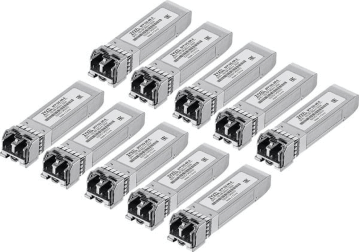 Zyxel SFP10G-SR SFP+ modul készlet 10G 850nm 300m (10db/csomag) Zyxel SFP10G-SR SFP+ modul készlet 10G 850nm 300m (10db/csomag)