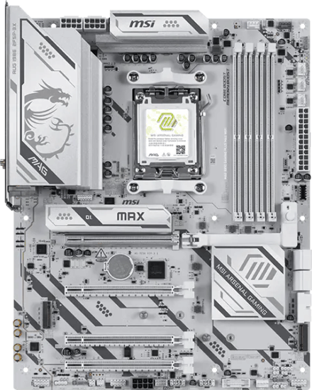 MSI MAG B850 GAMING PLUS MAX WIFI DDR5 AMD AM5 ATX Alaplap MSI MAG B850 GAMING PLUS MAX WIFI DDR5 AMD AM5 ATX Alaplap