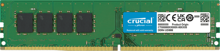 Crucial D4 16GB / 3200 Basics DDR4 CL22 Single desktop RAM