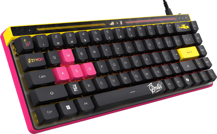 ASUS ROG Falchion Ace HFX ZywOo Edition RGB Mechanikus Vezetékes Gamer Billentyűzet - Fekete (US) ASUS ROG Falchion Ace HFX ZywOo Edition RGB Mechanikus Vezetékes Gamer Billentyűzet - Fekete (US)