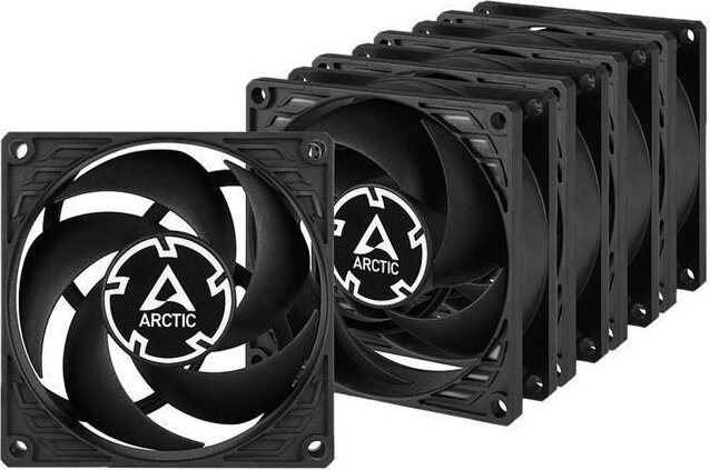 Arctic Cooling ACFAN00154A 80mm PWM Rendszerhűtő Ventilátor 5db - Fekete