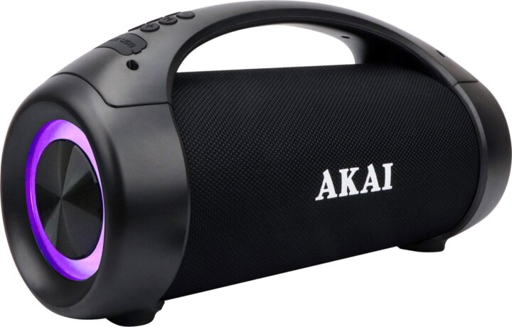 Akai ABTS-55 Vízálló Bluetooth hordozható hangszóró 50W - Fekete