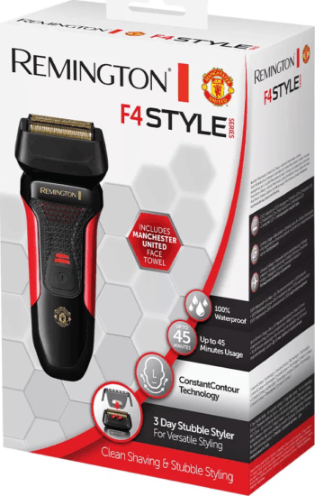 Remington F4005 Vezeték Nélküli Akkus Rezgőkéses Borotva - Manchester United Kiadás Remington F4005 Vezeték Nélküli Akkus Rezgőkéses Borotva - Manchester United Kiadás