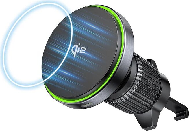 Unitek P1404ABK01 Wireless Autós Qi2 Töltő / Tartó 15W - Fekete