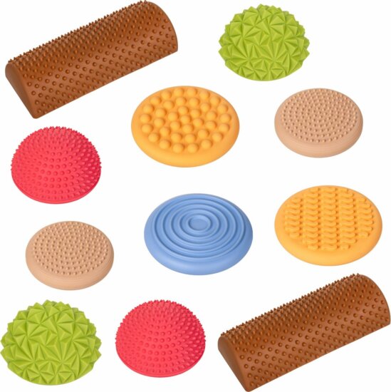 Tullo 11 darabos Szenzoros fejlesztő korong készlet Tullo 11 darabos Szenzoros fejlesztő korong készlet